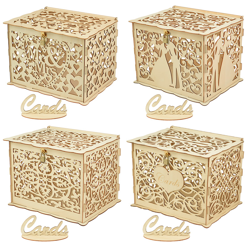 Wedding Supply.Box - 30X24X21cm Tự Làm Quà Cưới Thẻ