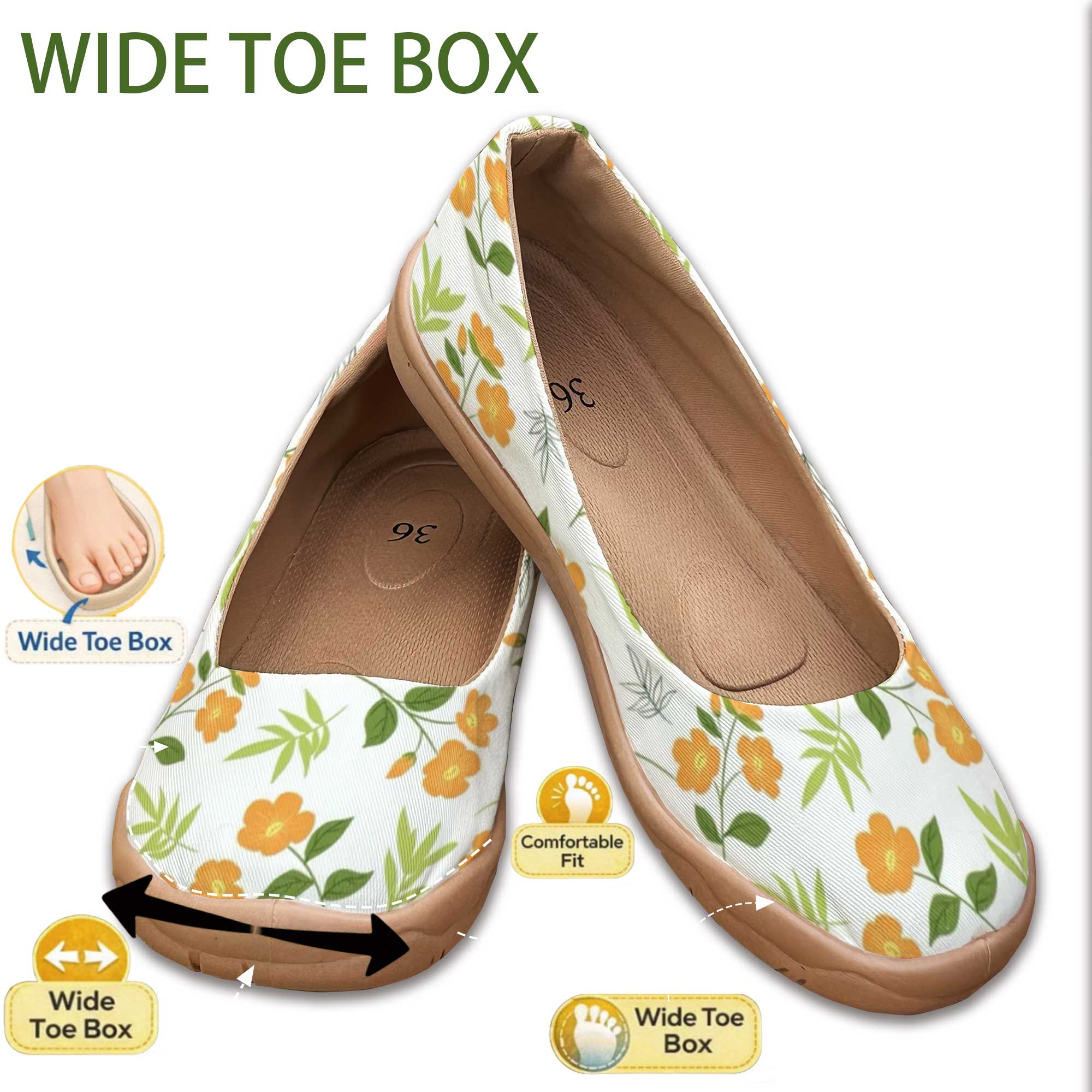 Good Floral & Wedding Decor Supply - Good News for Wide Feet! Wide-Fit