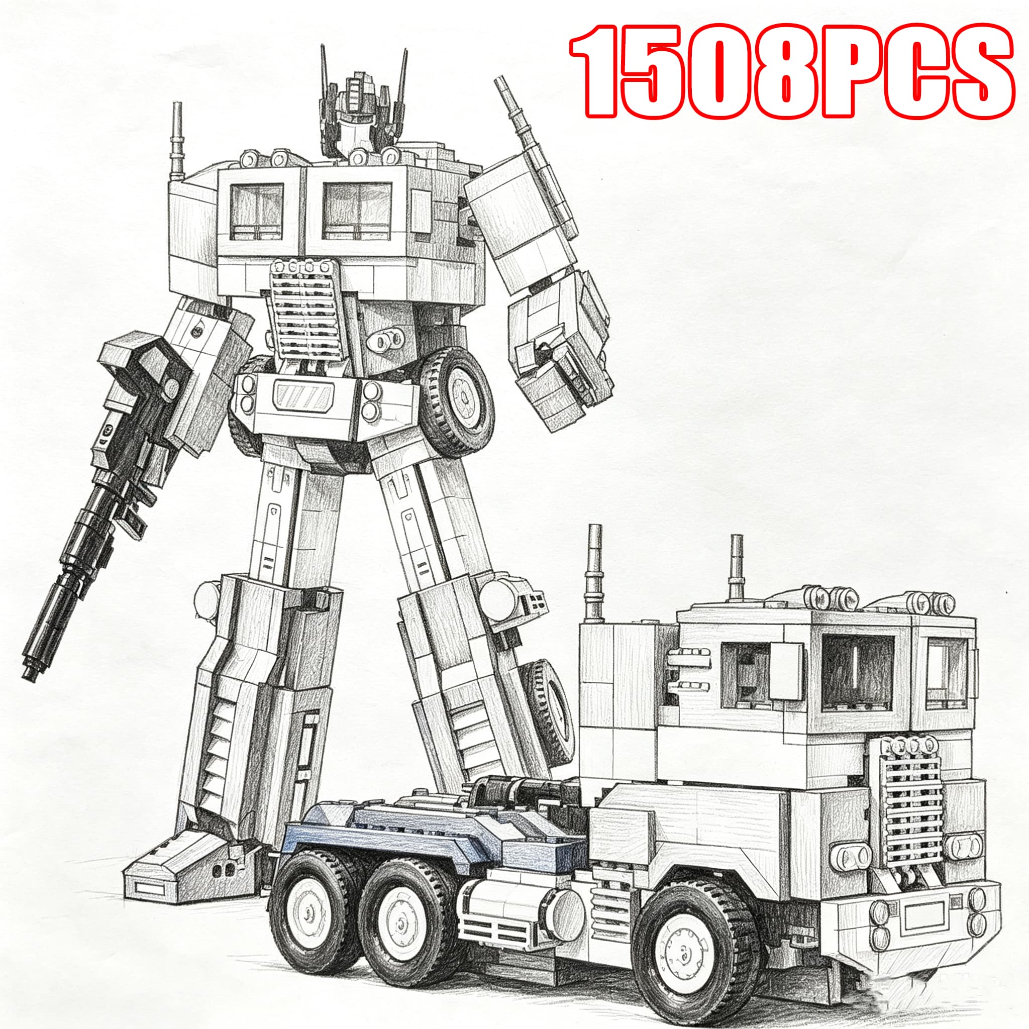 Wedding Job - NEW 1:8 Scale 1508PCS Technical Performance