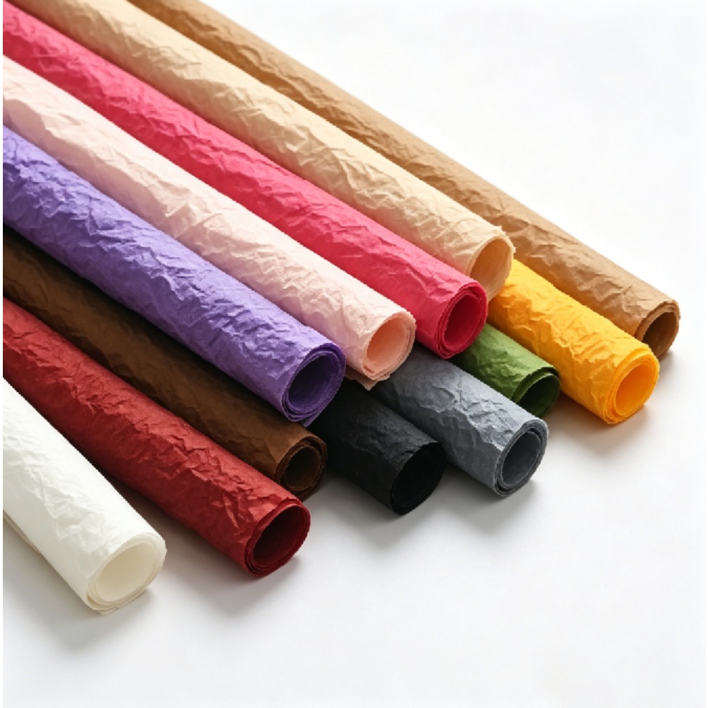 Good Floral & Wedding Decor Supply - Thick Xuenai Crinkle Floral Wrap Paper