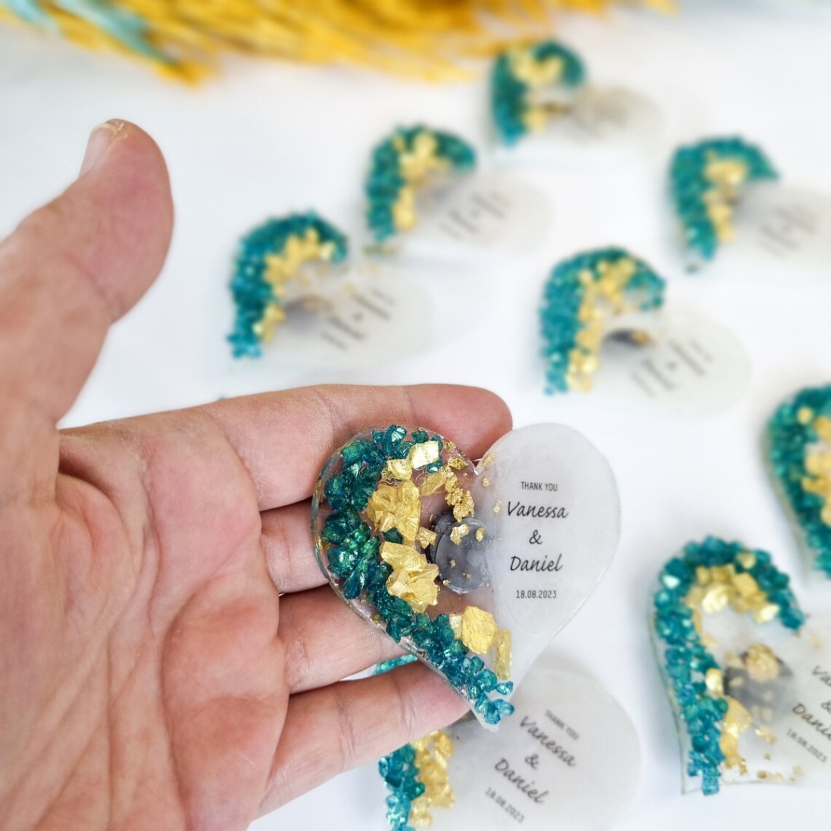 Heart Magnet Wedding Favors: G - đánh giá và giá Wedding Package Gold