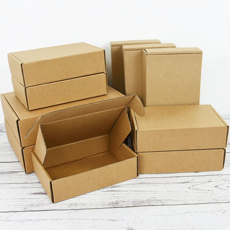 5Pcs 3 Sizes Brown Kraft Paper - đánh giá và giá Wedding Supply.Box