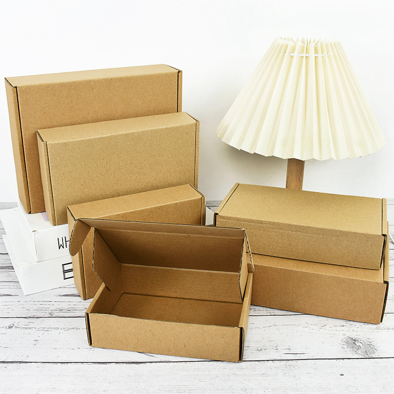5Pcs 3 Sizes Brown Kraft Paper - đánh giá và giá Wedding Supply.Box