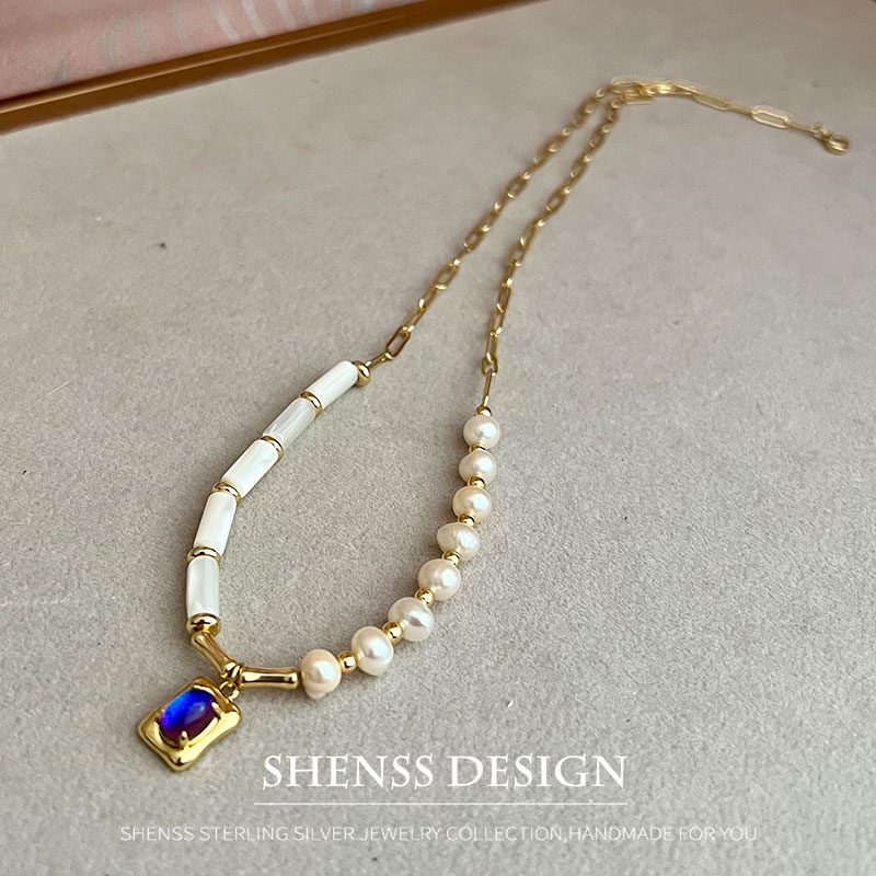Natural 5-6mm Pearl Shell Neck - đánh giá và giá Wedding Package Gold