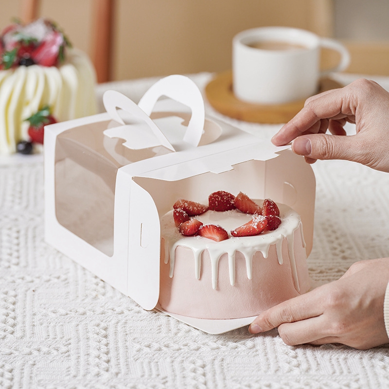 10Pcs Cake Box with Clear Wind - đánh giá và giá Wedding Supply.Box