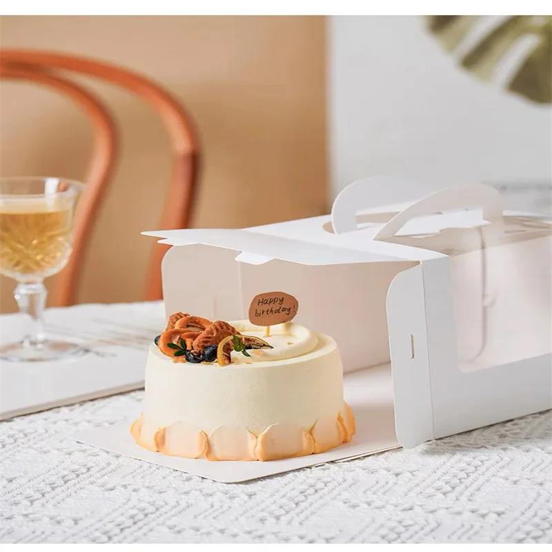 10Pcs Cake Box with Clear Wind - đánh giá và giá Wedding Supply.Box