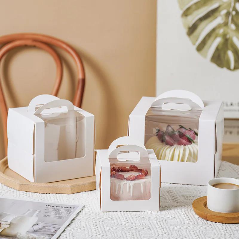 10Pcs Cake Box with Clear Wind - đánh giá và giá Wedding Supply.Box