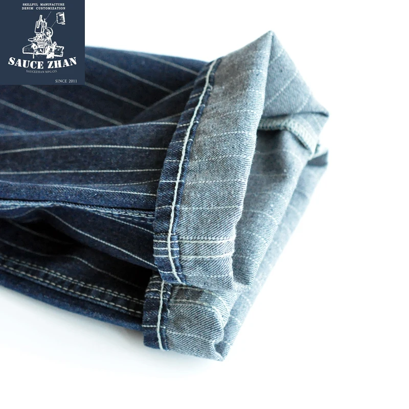 Saucezhan Sọc Jeans Nam Cổ Điể - đánh giá và giá Wedding Job