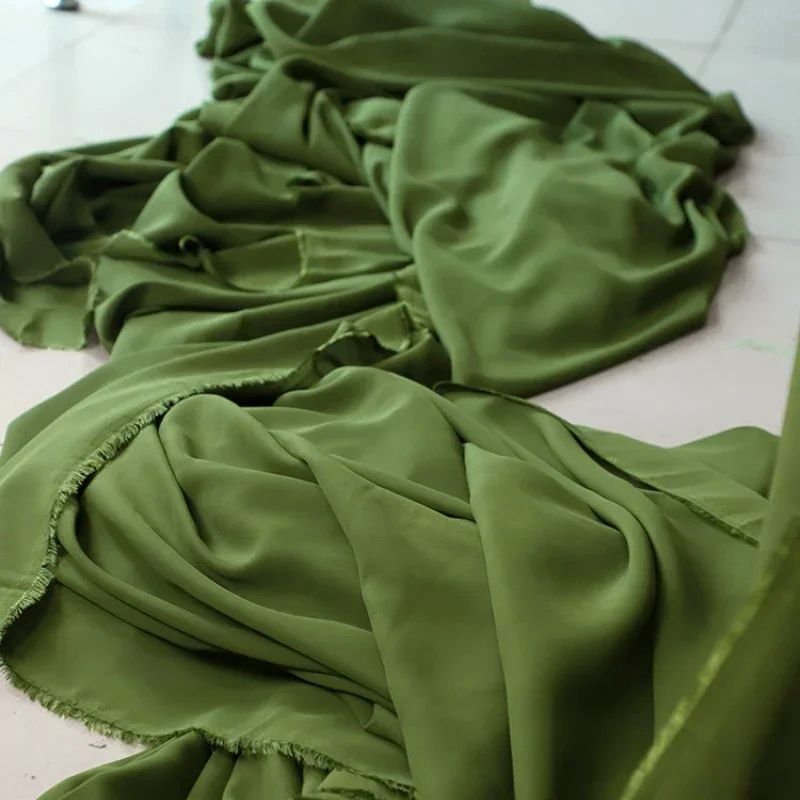 Olive Green Chiffon Fabric Bri - đánh giá và giá Wedding Backdrop Curtain