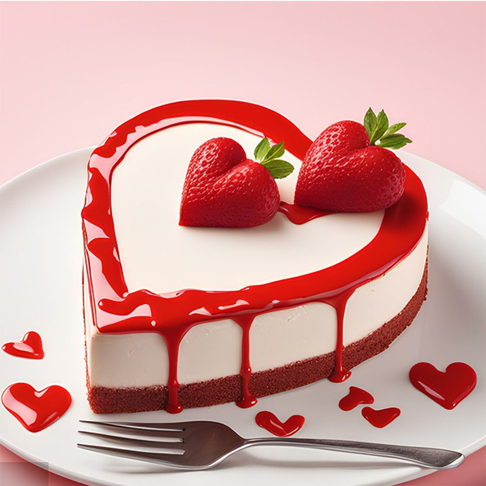 4Pcs Heart Shaped Foam Cake Du - đánh giá và giá Wedding Supply Decor