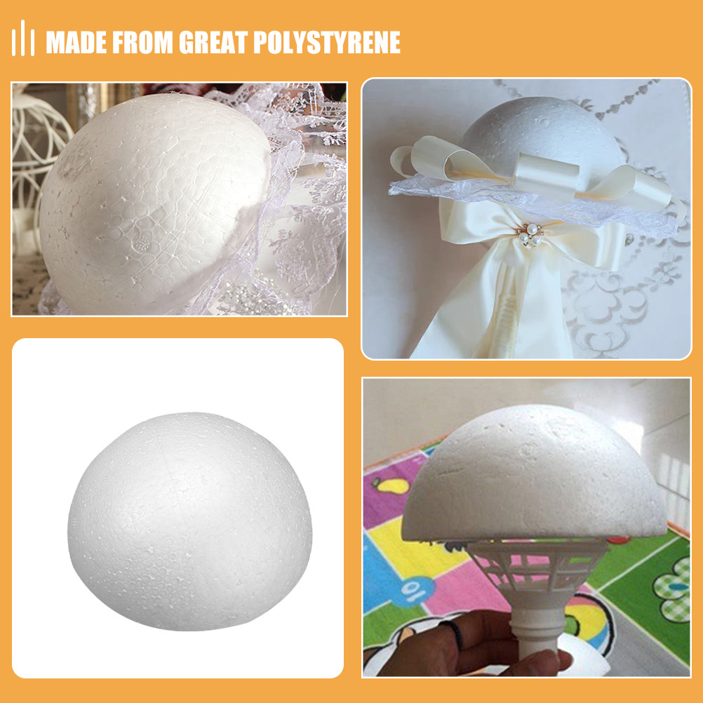 4Pcs White Foam Hemisphere Foa - đánh giá và giá Wedding Floral Supply