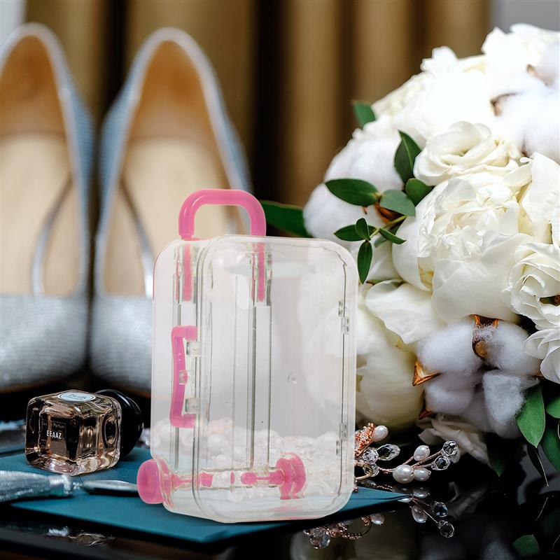 12pcs Suitcase Design Candy Bo - đánh giá và giá Wedding Supply.Box
