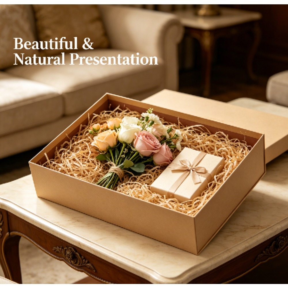 Natural Vintage Raffia Shred F - đánh giá và giá Wedding Supply.Box