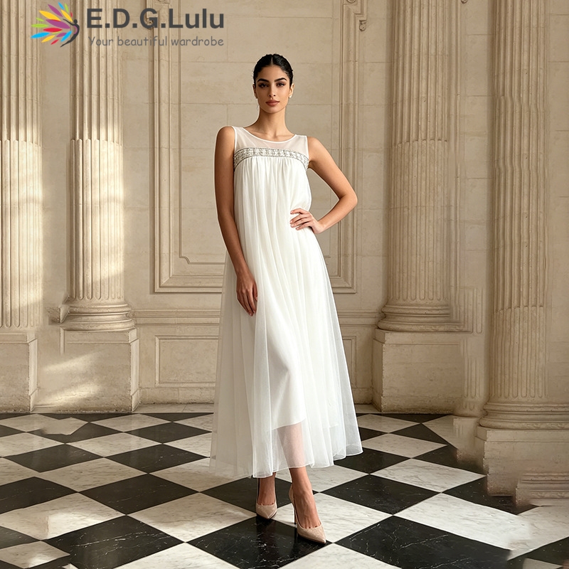 EDGLuLu High Quality O Neck Na - đánh giá và giá Wedding Lulu