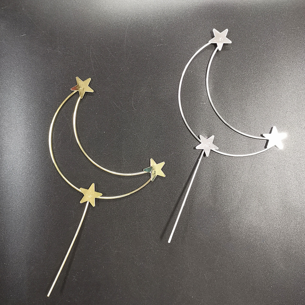 4Pcs Cake Topper Moon and Star - đánh giá và giá Wedding Supply Decor