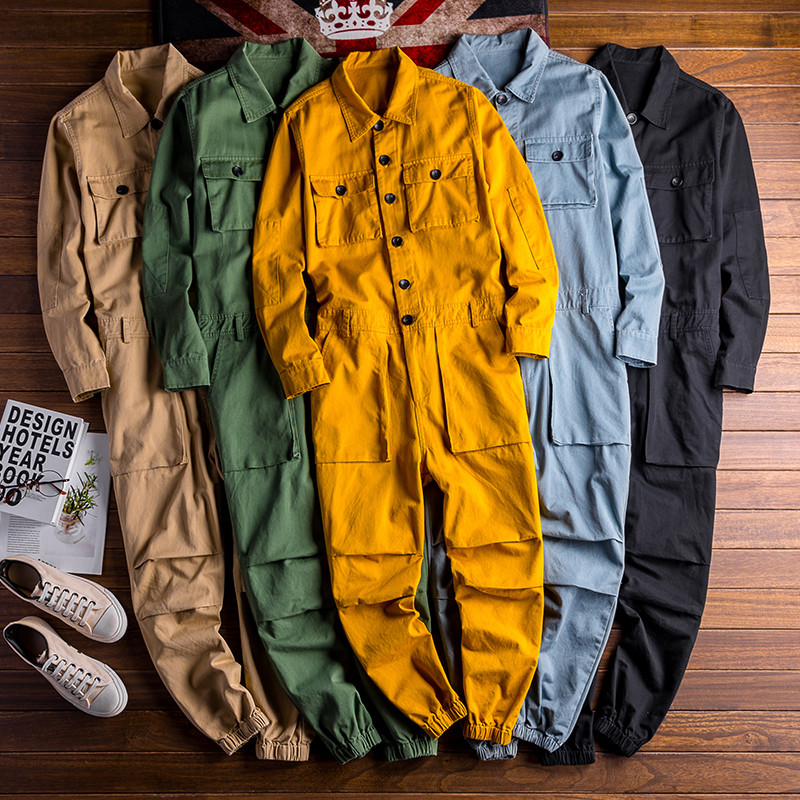 Spring Overalls Men's Jumpsuit - đánh giá và giá Wedding Job