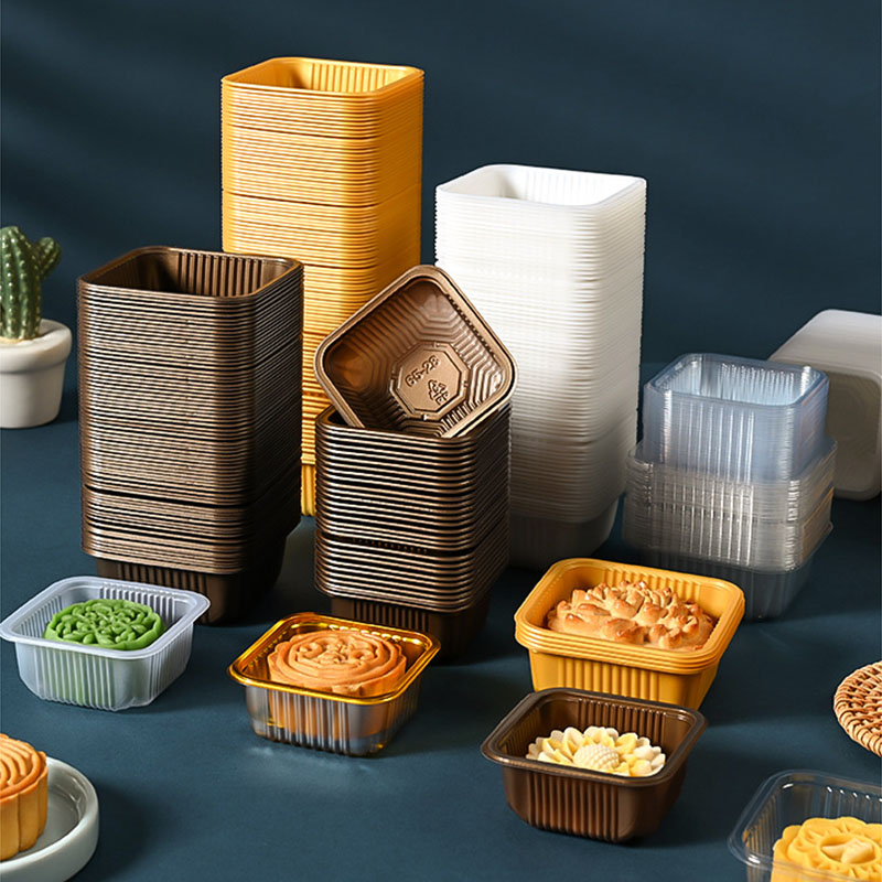 100pcs Mooncake Plastic Tray P - đánh giá và giá Wedding Supply.Box