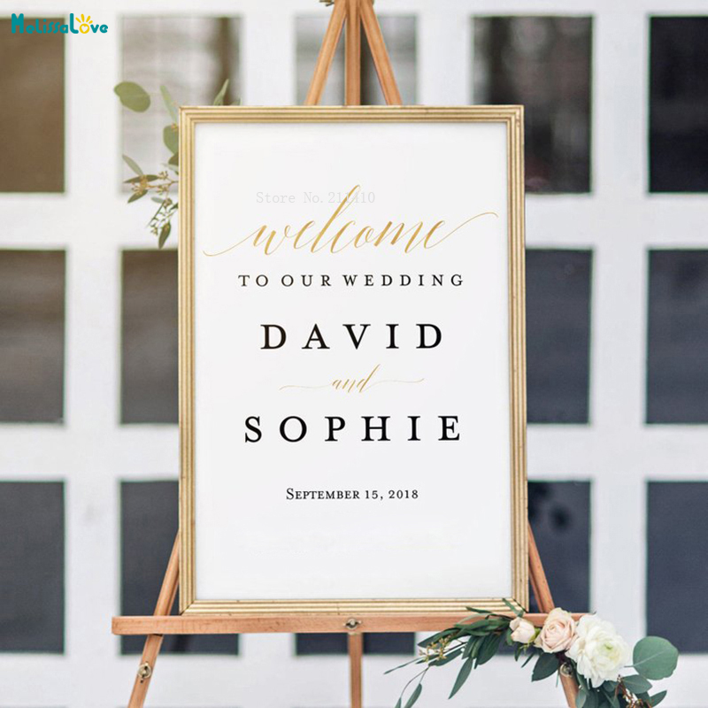 Gold and Black Wedding Welcome - đánh giá và giá Wedding Package Gold