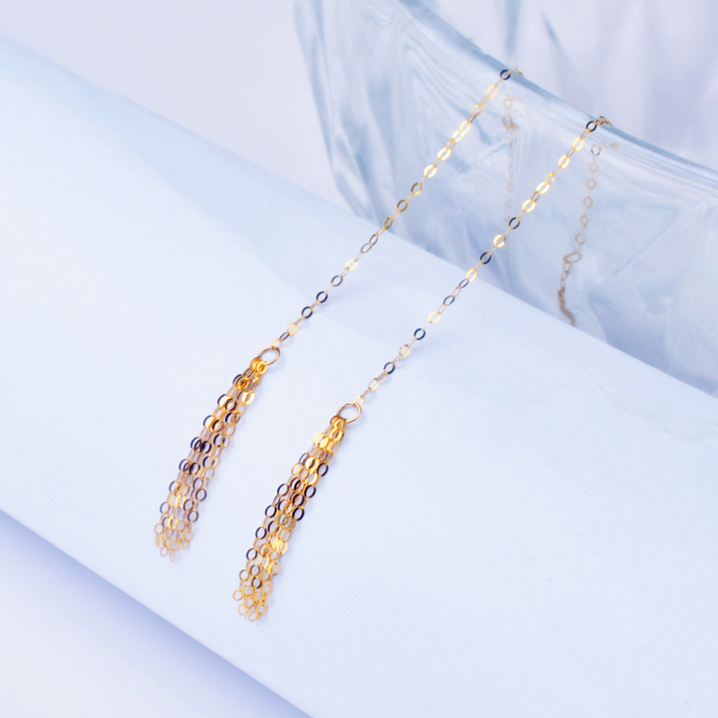 New 18K Yellow Gold Earrings   - đánh giá và giá Wedding Package Gold