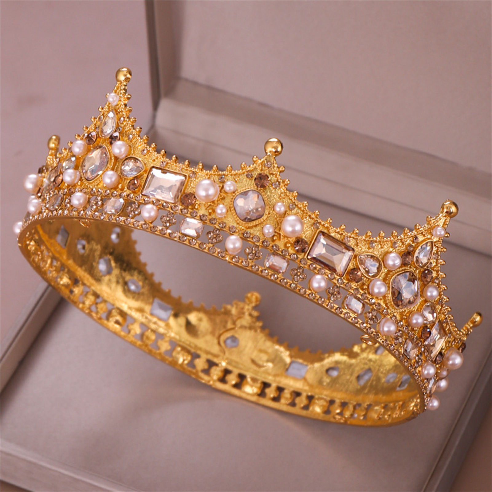 Bridal Crown Rhinestone Tiara  - đánh giá và giá Wedding Supply Decor