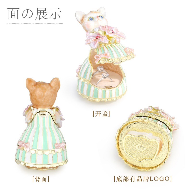 Jewelry Box Enamel Color Creat - đánh giá và giá Wedding Lulu