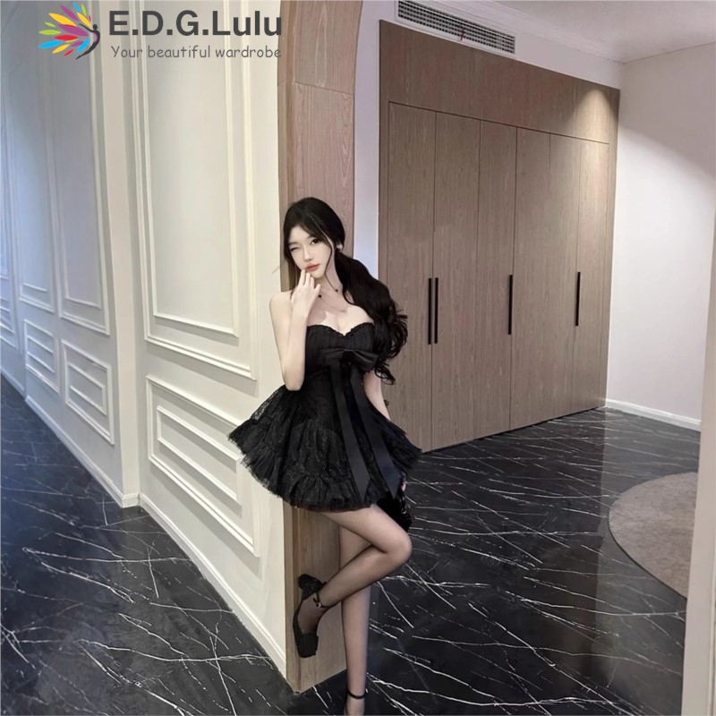 EDGLuLu Strapless Bow Elegant  - đánh giá và giá Wedding Lulu