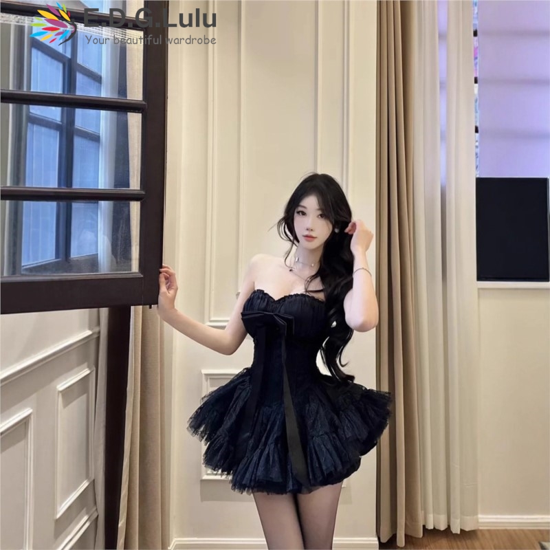 EDGLuLu Strapless Bow Elegant  - đánh giá và giá Wedding Lulu